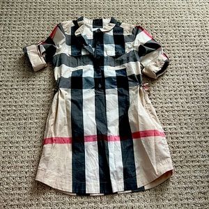 EUC Burberry girls dress